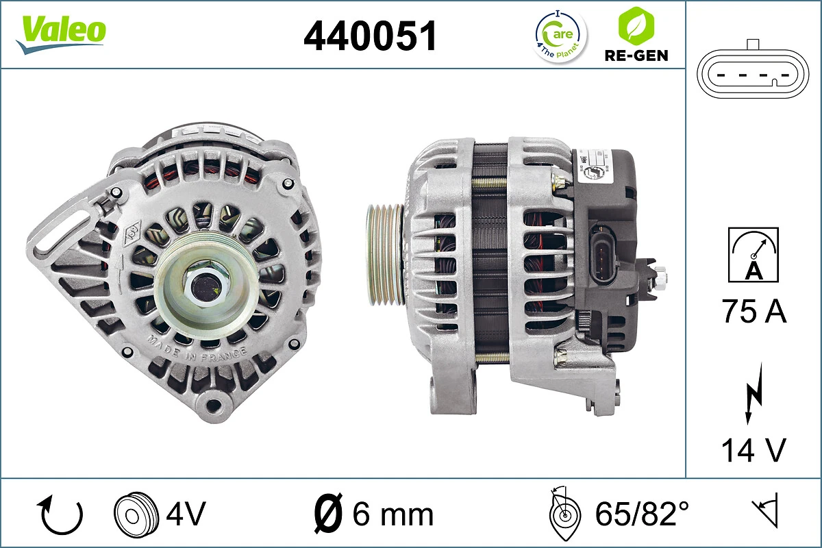 Do koszyka 440051 VALEO Alternator