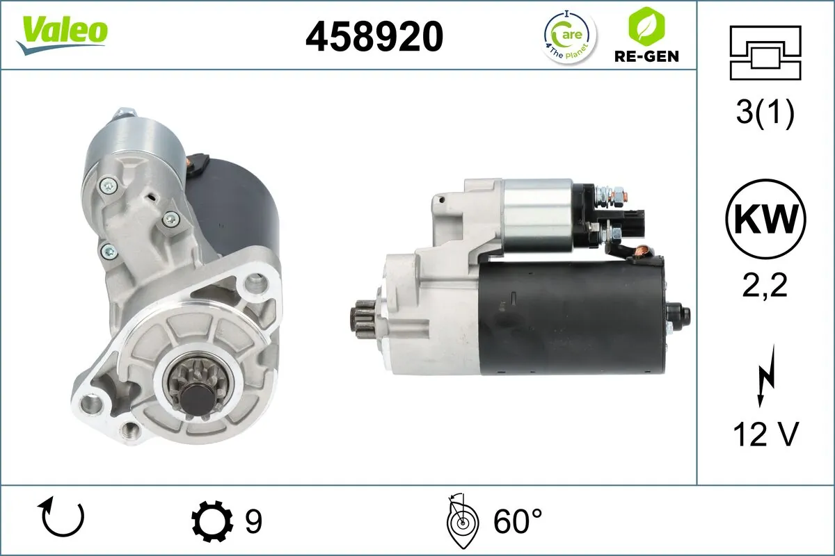 Do koszyka 458920 VALEO Rozrusznik