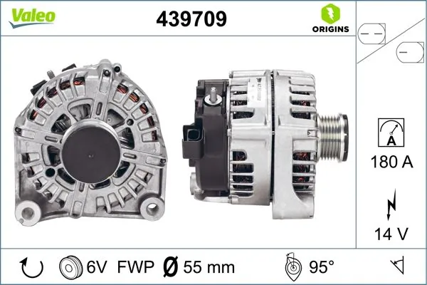 Do koszyka 439709 VALEO Alternator