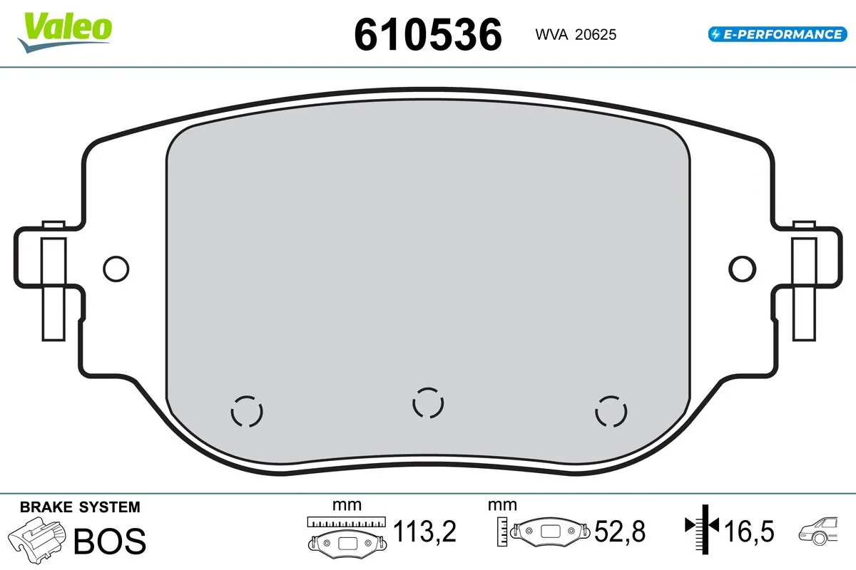 Okładziny (klocki) do hamulców tarczowych tylne Peugeot/Citroen 1673597480 cena, od 95,53 USD