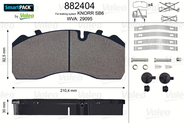 Klocki hamulcowe przednie tarczowe 30056 GKN-Spidan