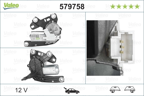 Silniczek wycieraczki tylnej szyby do Citroen Berlingo  B9