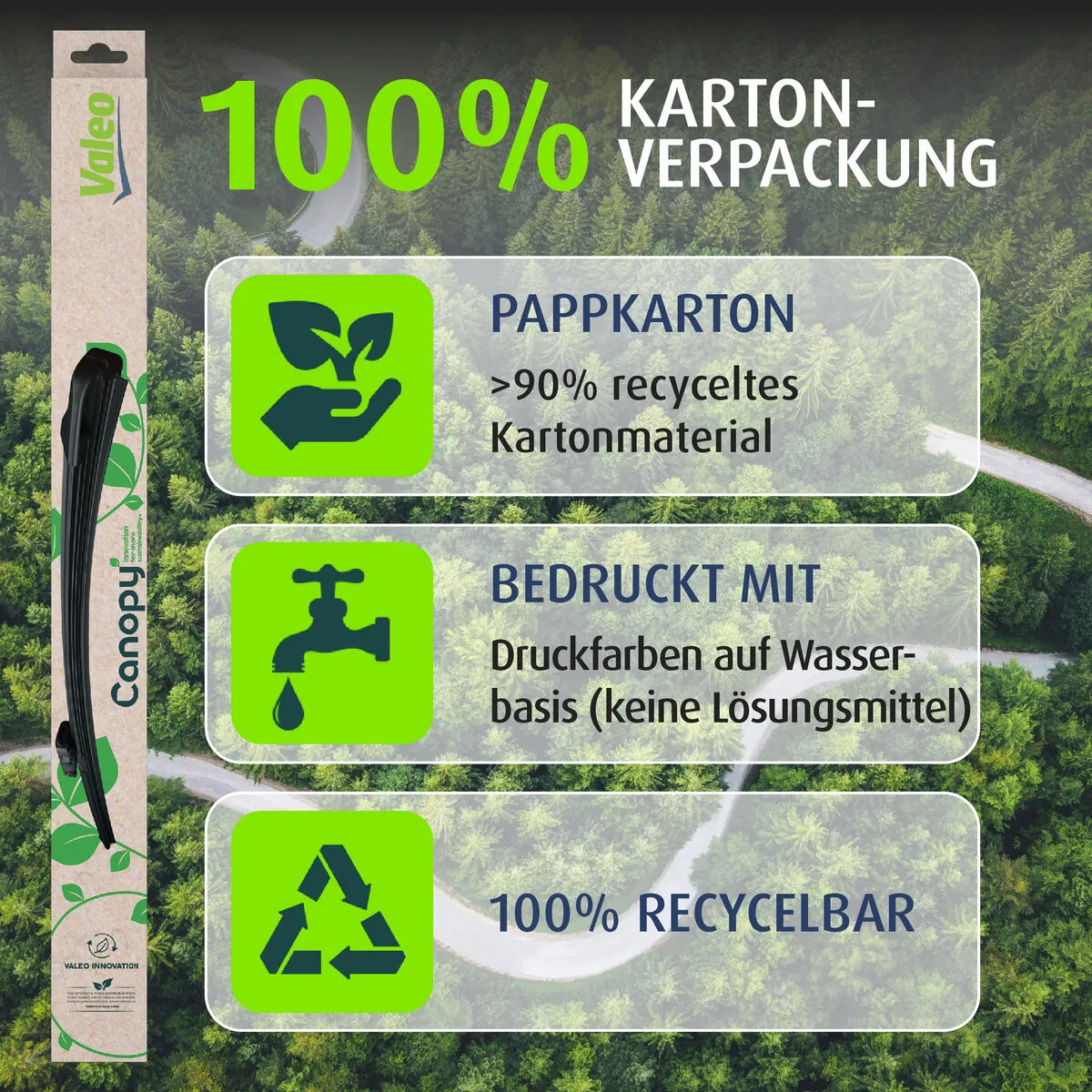 Pióro wycieraczki szyby przedniej kierowcy 583991 VALEO