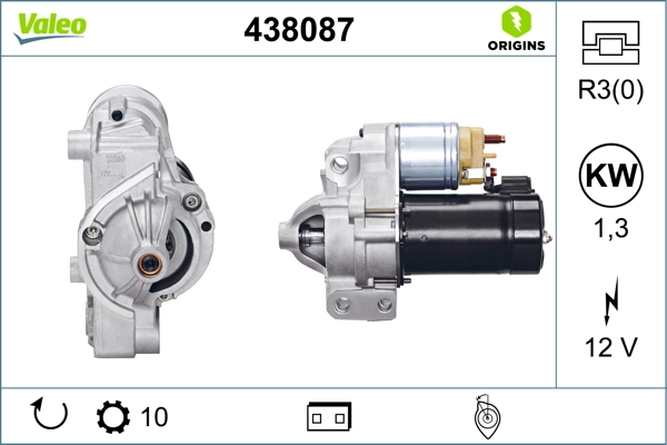 Do koszyka 438087 VALEO Rozrusznik