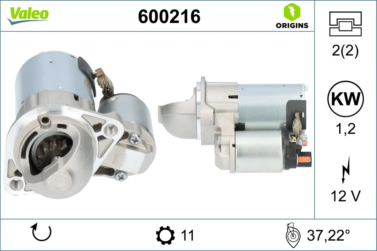 Do koszyka 600216 VALEO Rozrusznik