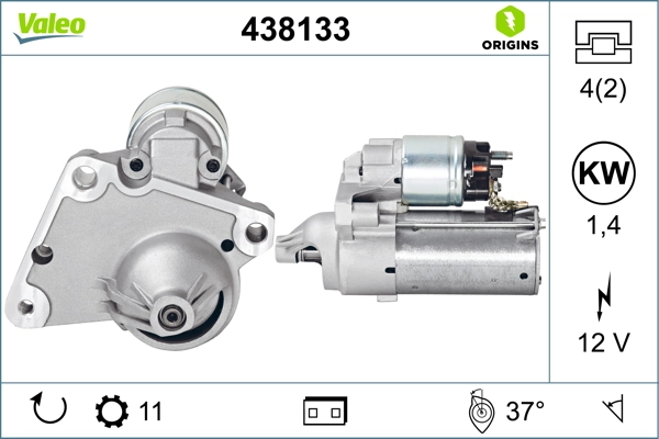 Do koszyka 438133 VALEO Rozrusznik