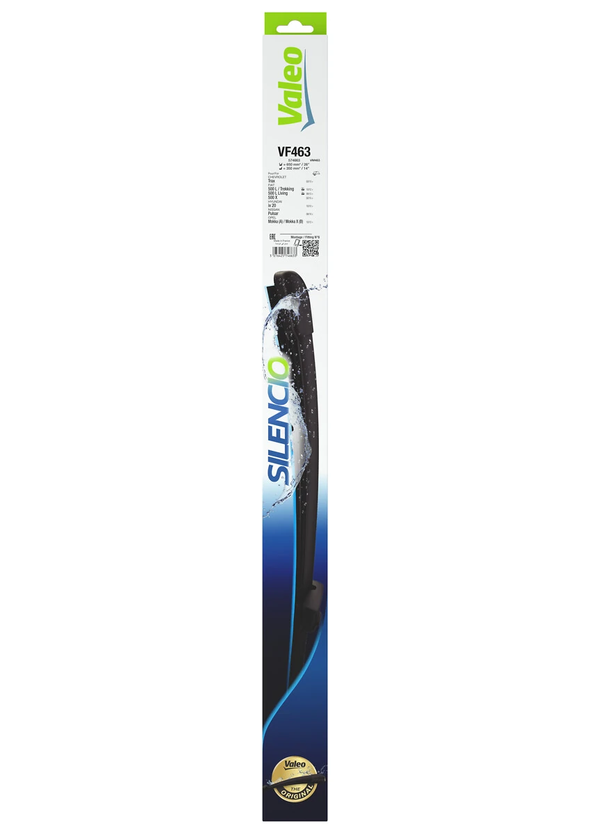 Do koszyka 574663 VALEO Pióro wycieraczki szyby przedniej, zestaw (2 szt.)