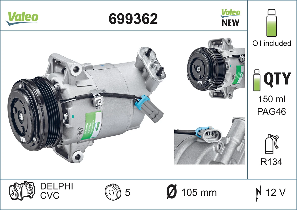 699362 VALEO Sprężarka klimatyzacji