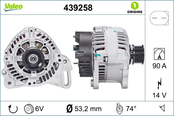 Alternator MQA1750 Magneti Marelli