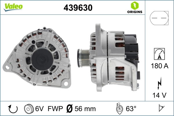 Alternator Fiat/Alfa/Lancia 5801526032