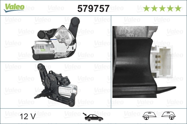 Do koszyka Silniczek wycieraczki tylnej szyby Citroen C3 Picasso SH