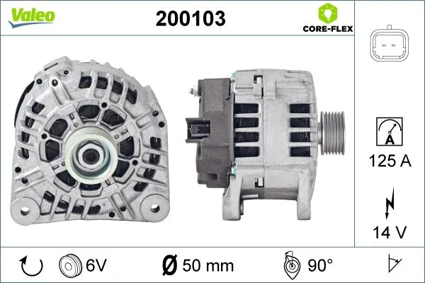 Alternator Renault Master II awangarda (HD, FD) (2003 - 2010) cena, od 109,40 USD