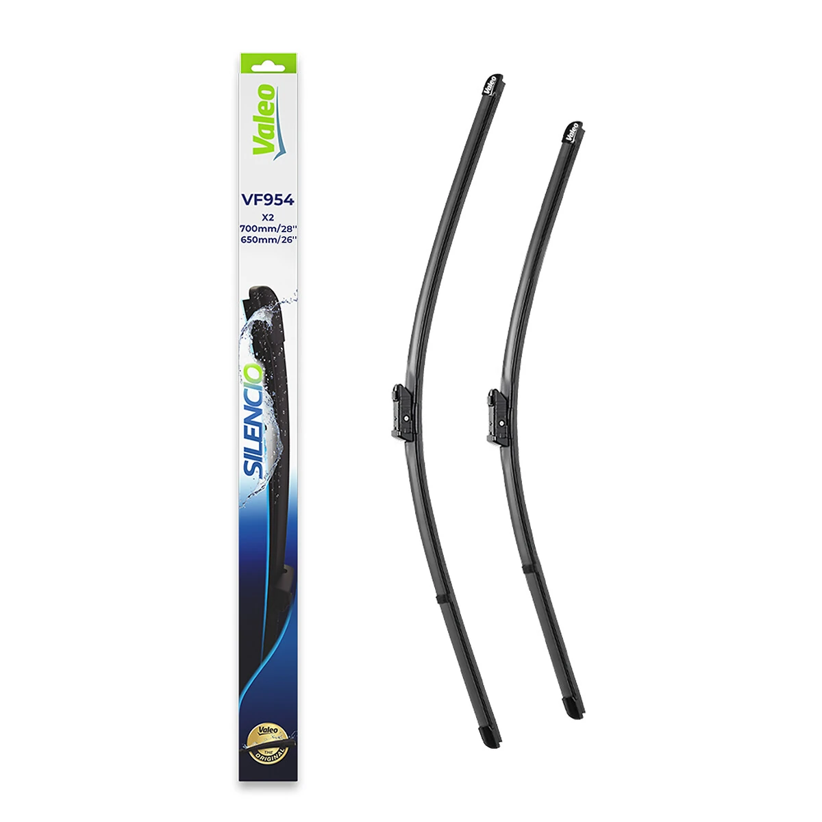 577954 VALEO Pióro wycieraczki szyby przedniej, zestaw (2 szt.)