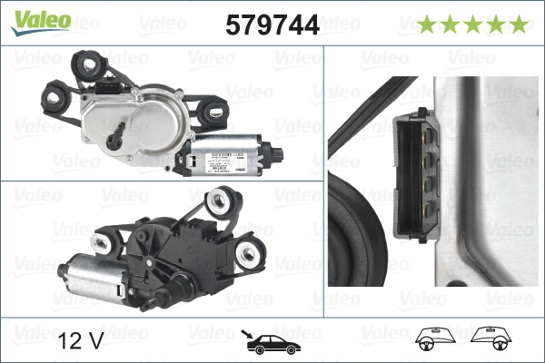 Silniczek wycieraczki tylnej szyby Seat Altea XL minivan (5P5, 5P8) (2006 - 2015) cena, od 37,88 USD