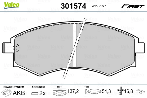 SP1111 Hyundai/Kia Klocki hamulcowe przednie tarczowe