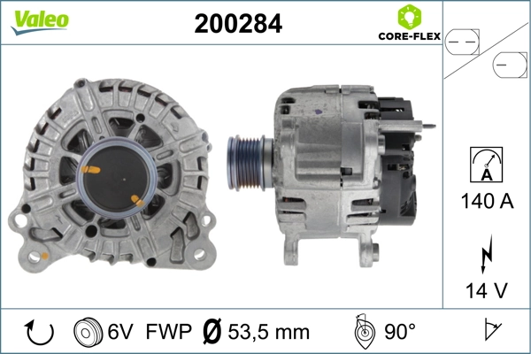 Do koszyka 200284 VALEO Alternator