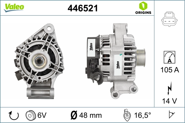 Do koszyka Alternator Ford Focus II DA, HCP, DP