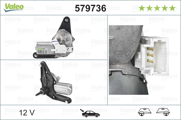 Do koszyka Silniczek wycieraczki tylnej szyby Renault Clio II BB, CB