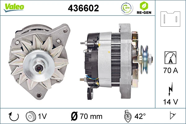 Do koszyka 436602 VALEO Alternator