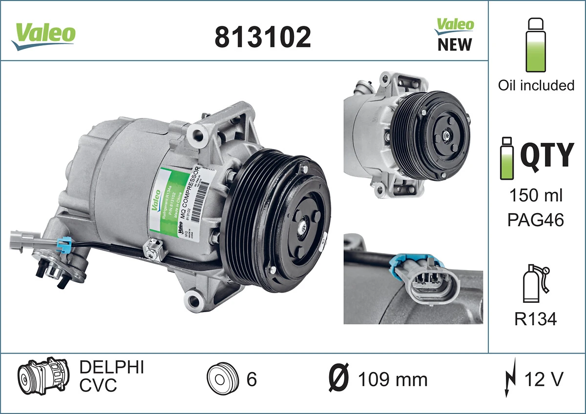813102 VALEO Sprężarka klimatyzacji