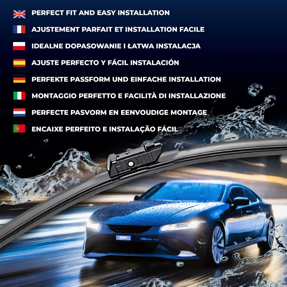 Pióro wycieraczki szyby przedniej, zestaw (2 szt.) Audi A3 8P1