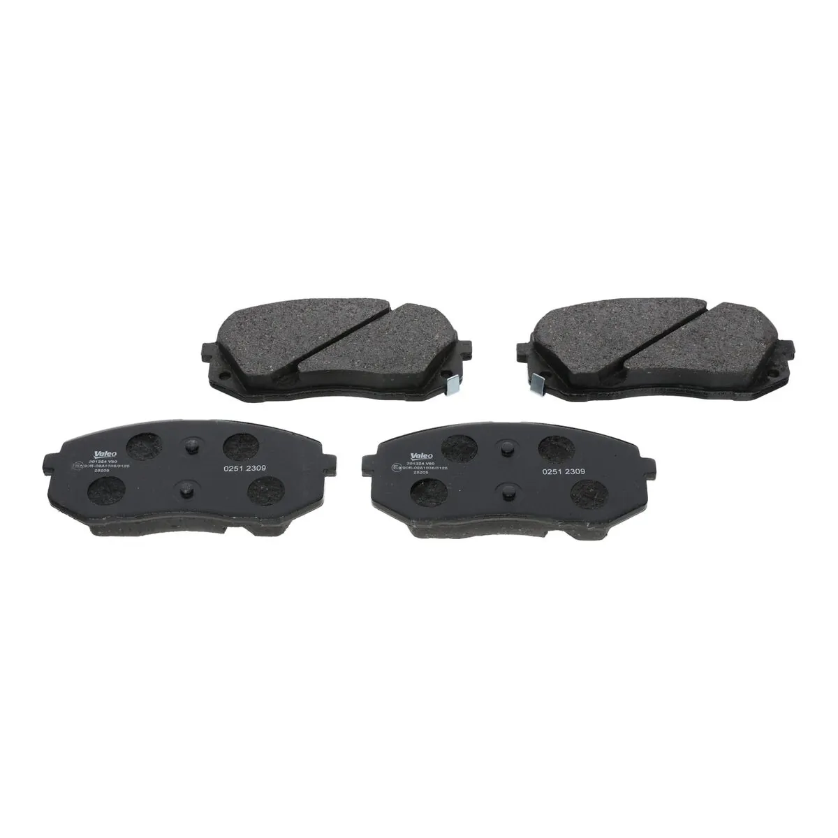 301324 VALEO Klocki hamulcowe przednie tarczowe