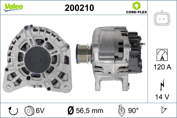Alternator Renault Megane III kombi (KZ0, KZ1) (2008 - 2016) cena, od 74,91 USD