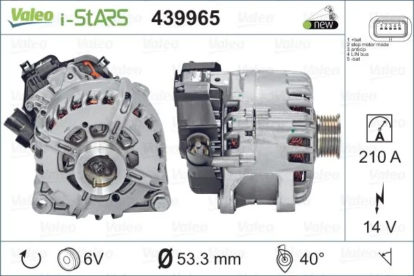 Alternator Peugeot/Citroen 1625944780 cena, od 680,32 USD