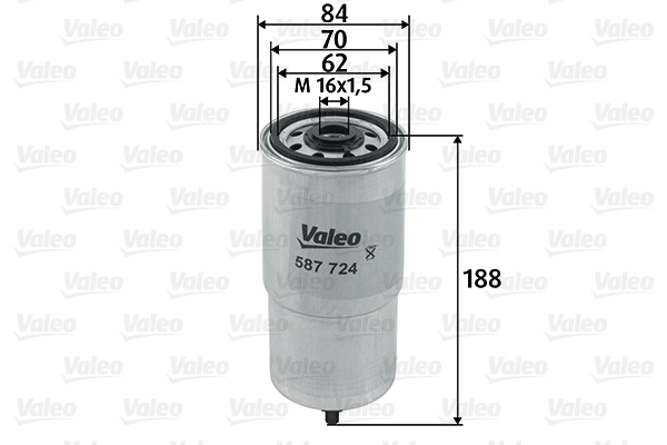 Filtr paliwa 25517 VAG