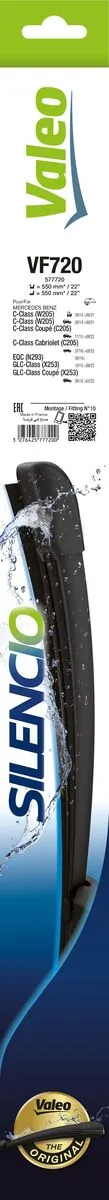 577720 VALEO Pióro wycieraczki szyby przedniej, zestaw (2 szt.)