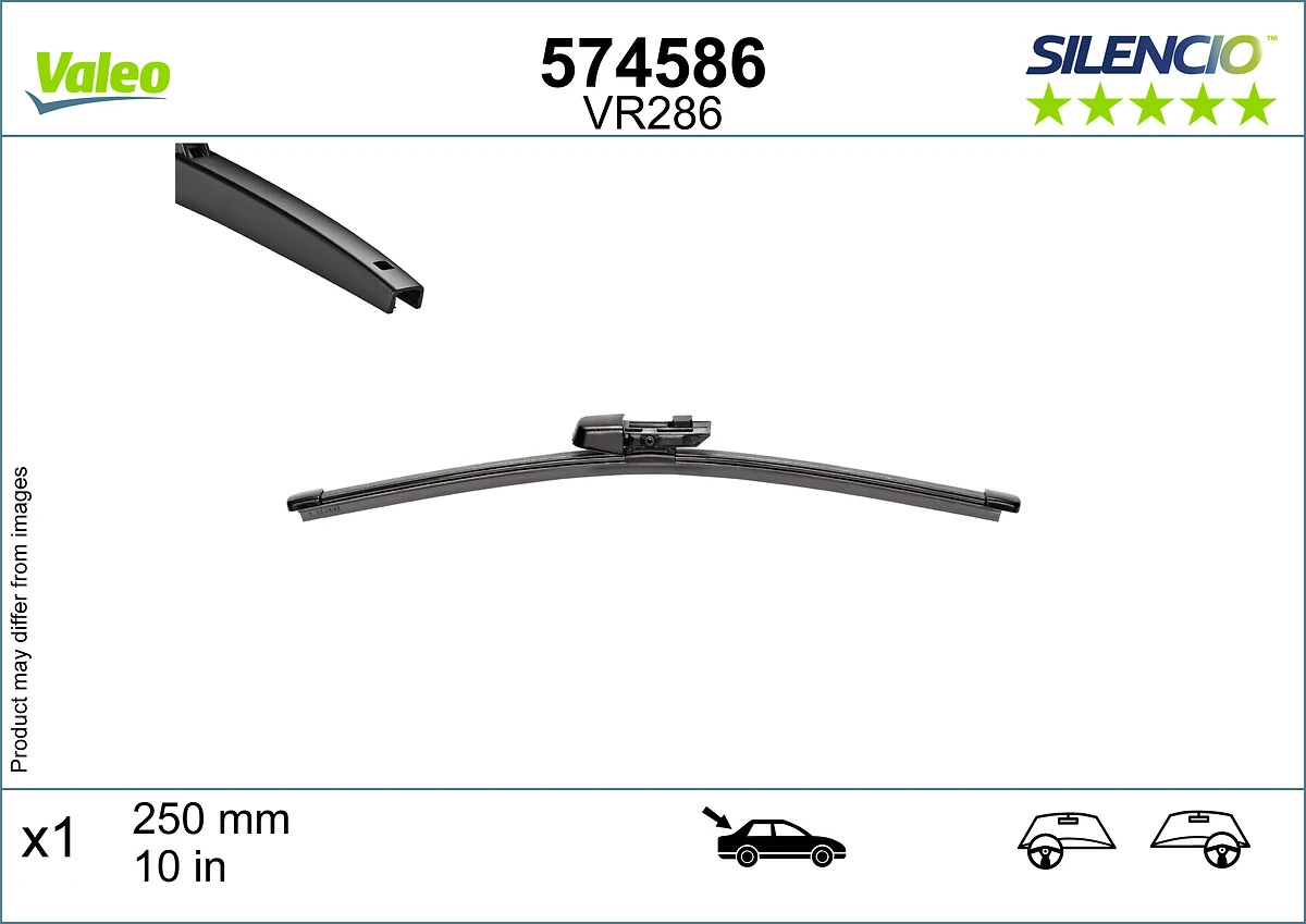 Pióro wycieraczki szyby tylnej 574586 VALEO