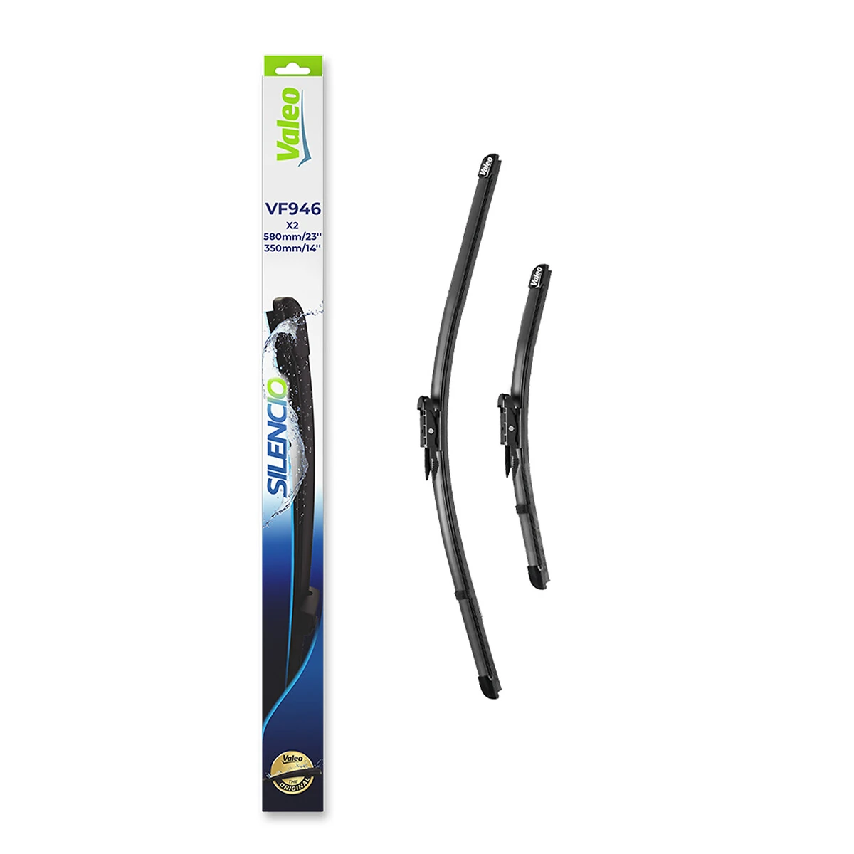 577946 VALEO Pióro wycieraczki szyby przedniej, zestaw (2 szt.)
