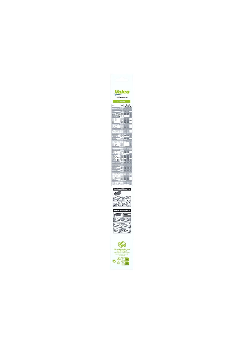 Pióro wycieraczki szyby tylnej VALEO 575535 cena, od 12,43 USD