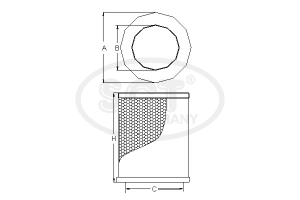 Filtr powietrza SsangYong Musso SUV (FJ) (1995 - 2006) cena, od 16,57 USD