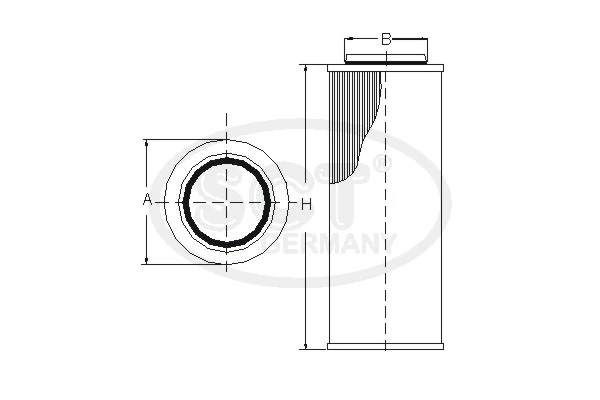 Do koszyka SH401 SCT Filtr oleju