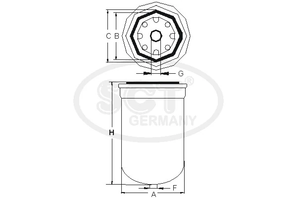Filtr paliwa AG AG4017 cena, od 8,04 USD