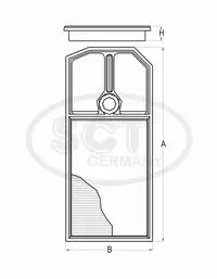 Do koszyka Filtr powietrza Citroen C4 PICASSO I UD