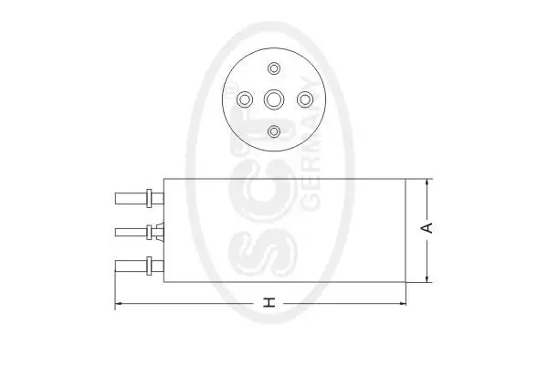 Filtr paliwa AV6Q9155AA BMW