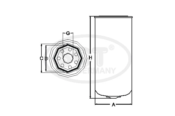  Filtr paliwa Mercedes Vito 1
