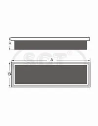 Filtr powietrza AF8448 Maxgear