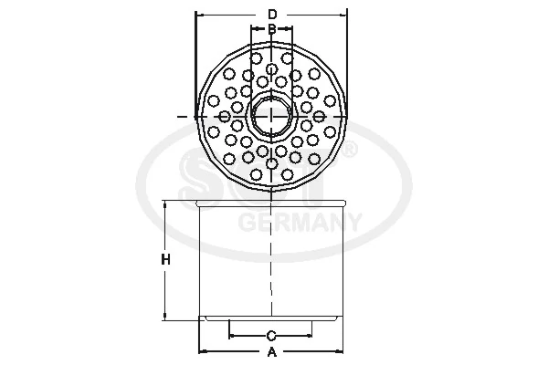 ST701 SCT filtr paliwa