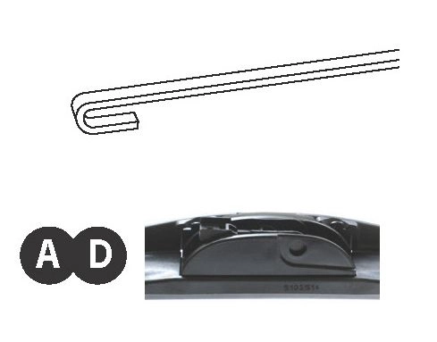 Pióro wycieraczki szyby tylnej Ford Transit IV awangarda (T) (1985 - 1992) cena, od 10,81 USD