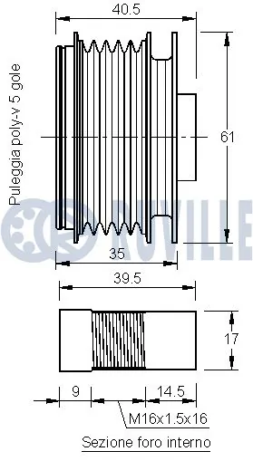 Koło pasowe alternatora Hyundai Coupe II coupe (GK) (2001 - 2006) cena, od 40,65 USD