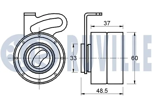 Rolka napinacza paska rozrządu Nissan Laurel sedana (C32) (1984 - 1989) cena, od 21,82 USD