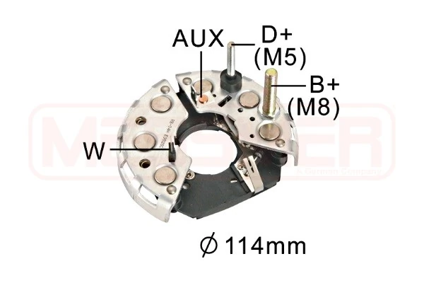 AL68887 John Deere Mostek prostowniczy alternatora = Moster diodowy alternatora