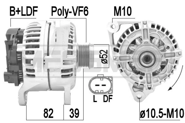 Alternator Porsche Boxster