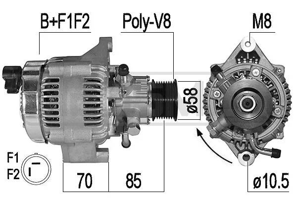 Alternator do Jeep Cherokee XJ