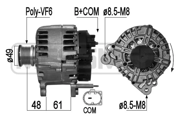 Alternator Seat TARRACO