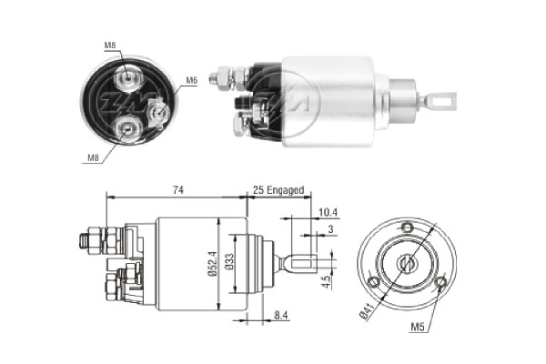 Elektromagnes rozrusznika BMW X3 E83
