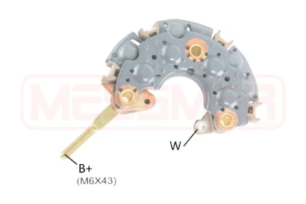 Mostek prostowniczy alternatora = Moster diodowy alternatora Volkswagen Sharan 1 7M8, 7M9, 7M6